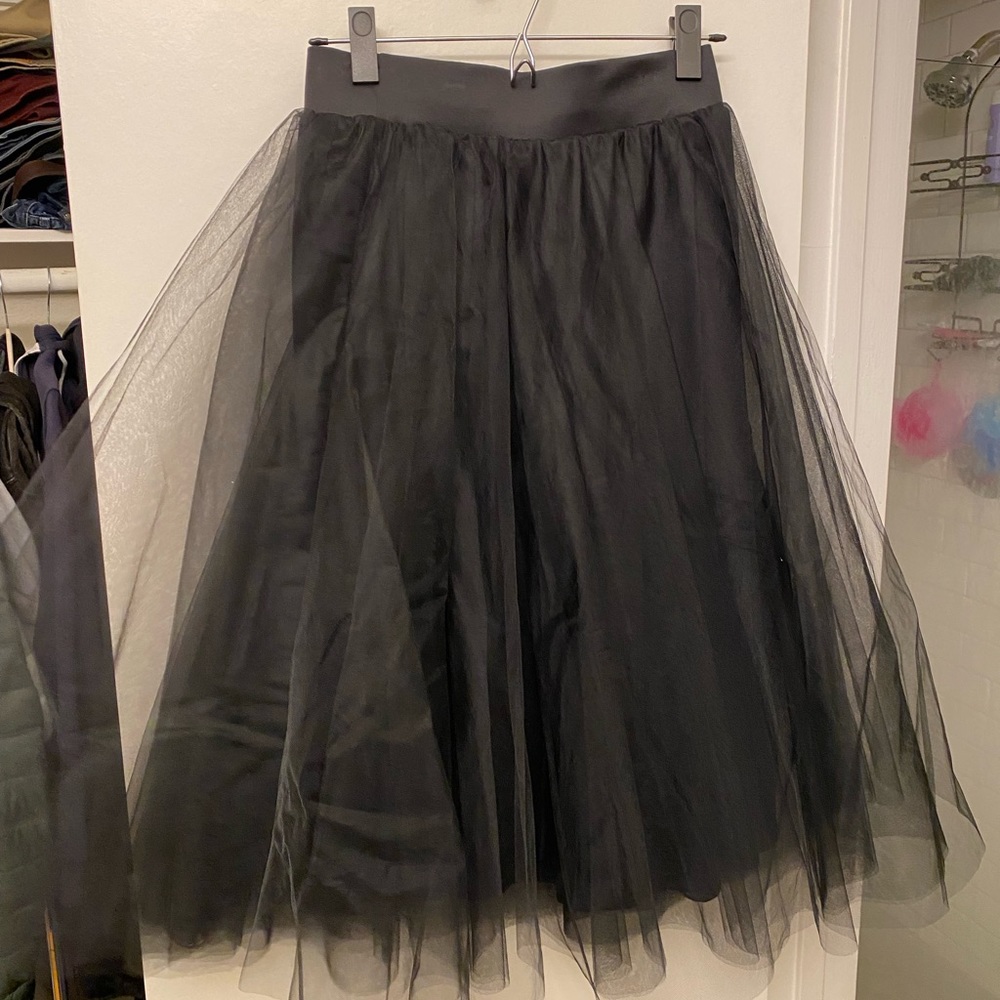 Black Tulle Skirt